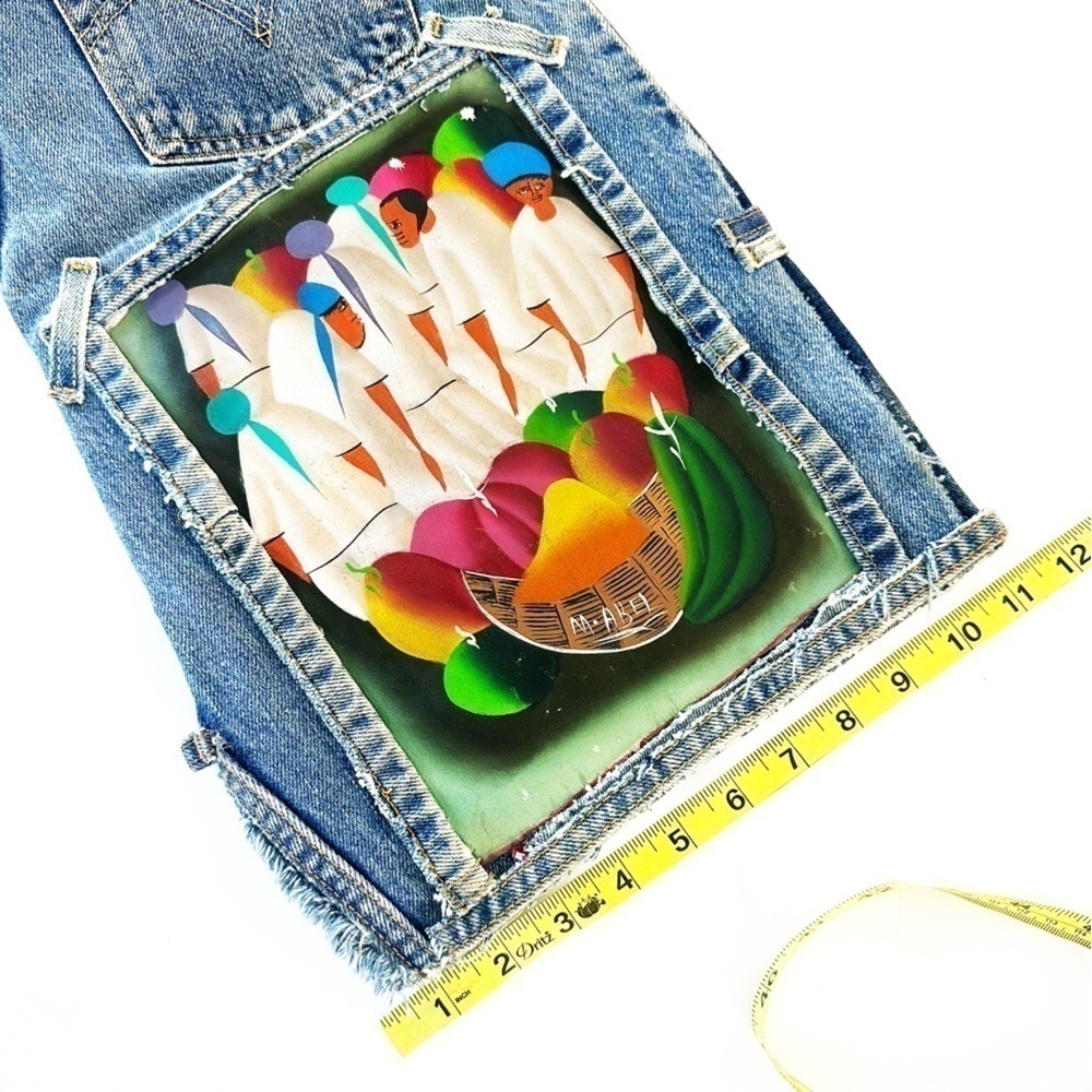 Vintage Upcycled Levi’s Sling Purse Denim - Picture 3 of 6